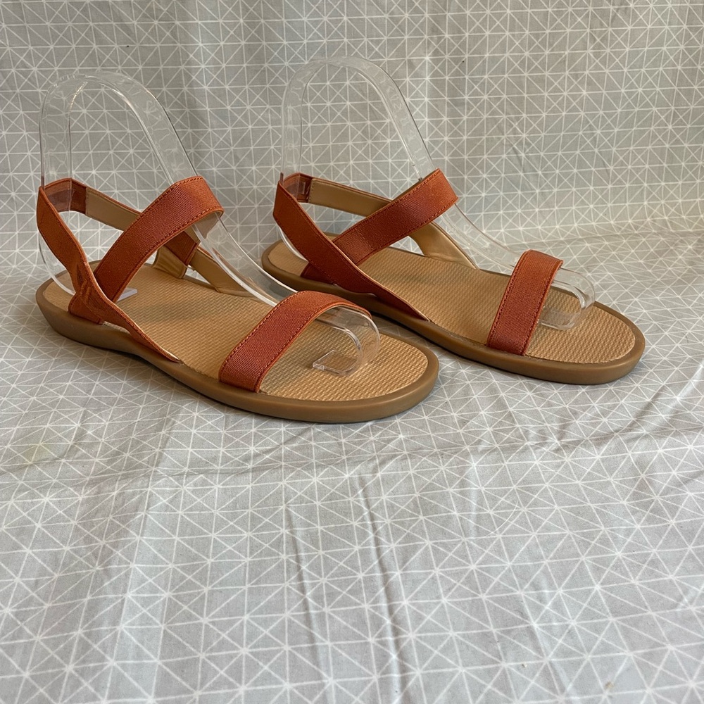Helios Slip On Elastic Strap Sandals 6